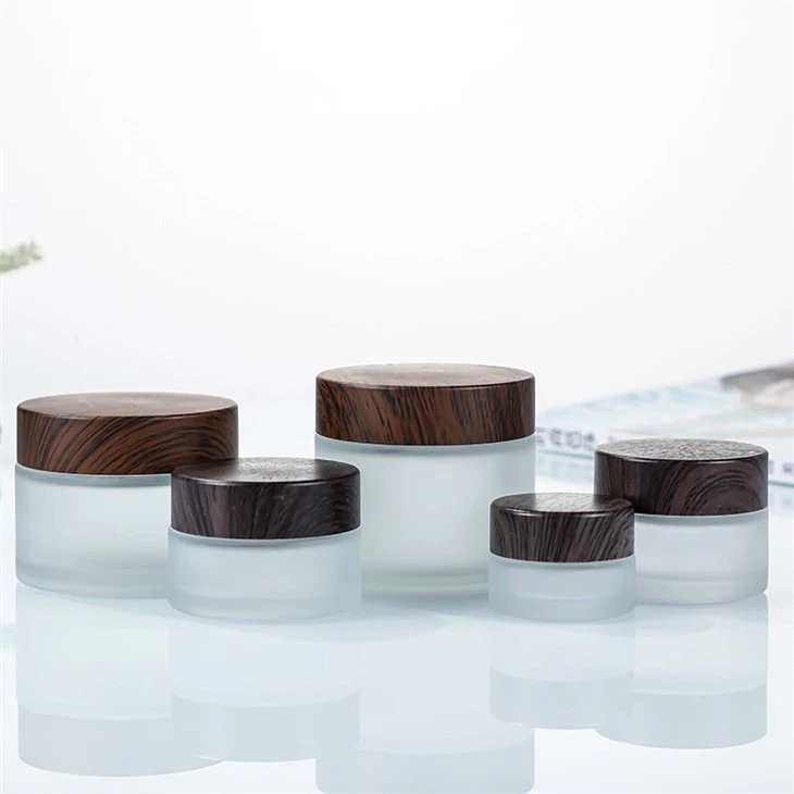 Frosted Straight Sided Jars